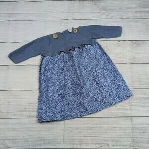 6/9m Neck & Neck Knit Floral Dress